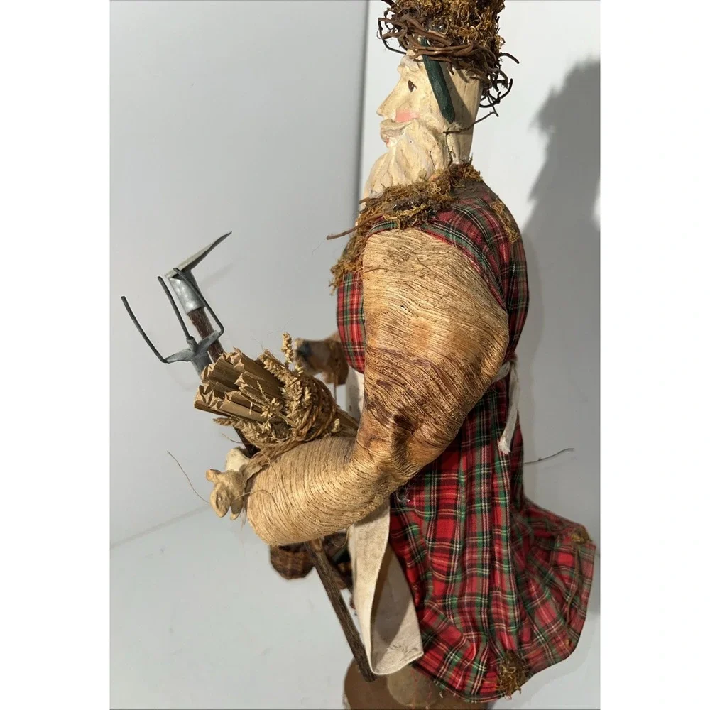 Silvestri Gardener Farmer Scottish‎ Rustic Primitive Autumn Decor Cottage Core